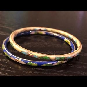 Enamel painted bracelets